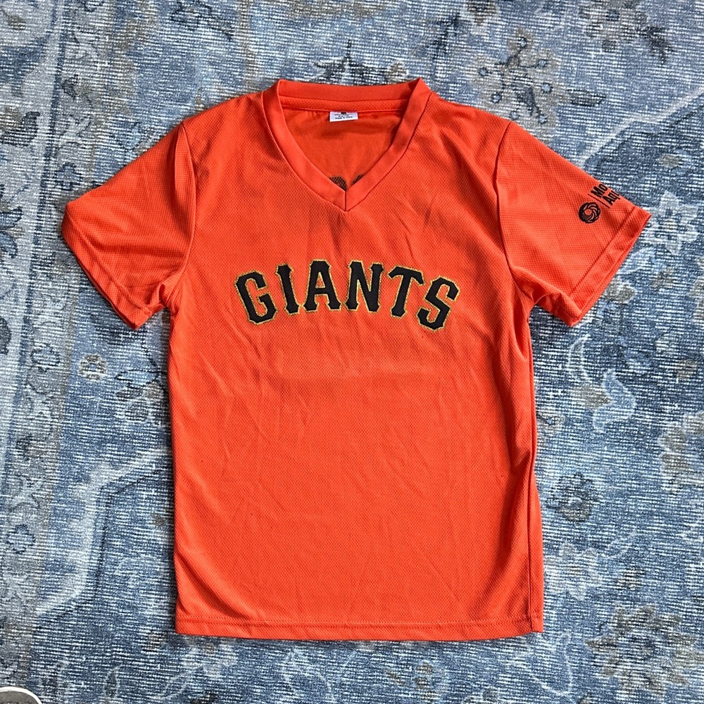 Giants Sandoval #48 Kids Orange Jersey